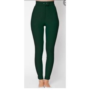 American Apparel High Waisted Ribbed Riding Pant